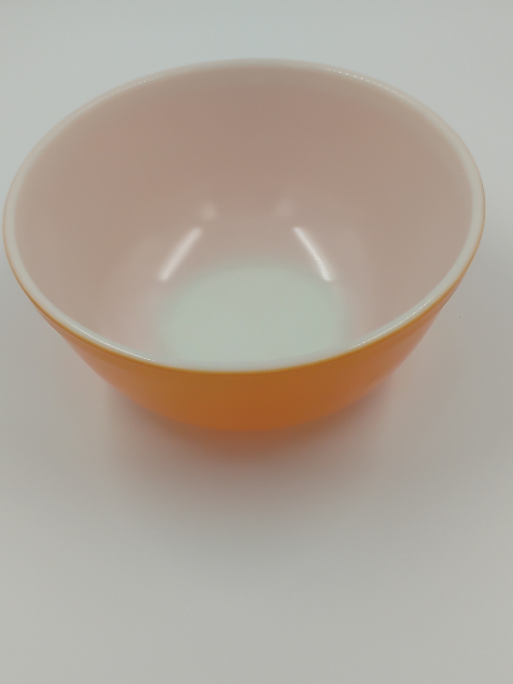 RARE ORANGE PYREX BOWL 9 IN.